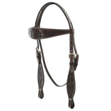 HILASON Western Horse Headstall Breast Collar Set Tack Genuine American Leather