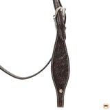 HILASON Western Horse Headstall Breast Collar Set Tack Genuine American Leather