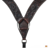 HILASON Western Horse Headstall Breast Collar Set Tack Genuine American Leather