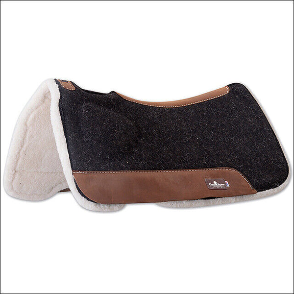 31X32 Classic Equine Biofit Fleece Relief H. Saddle Pad 7/8" Wool by Hilason – Cowboy and equestrian accessories