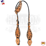 Western Horse One Ear Headstall Tack Bridle American Leather Hilason