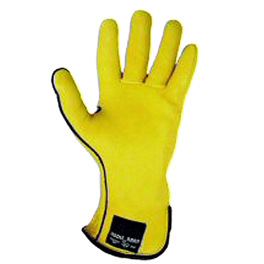 7.5 Size Left Hand Saddle Barn Deer Skin Super Pro Rodeo Riding Gold Gloves - Uhorse