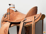 Western Horse Wade Saddle American Leather Ranch Roping Tan Hilason