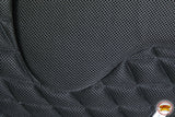Hilason Memory Foam Saddle Pad Black – Breathable Quilted Non-Slip Horse Saddle