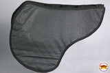 Hilason Memory Foam Saddle Pad Black – Breathable Quilted Non-Slip Horse Saddle