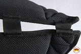 Hilason Memory Foam Saddle Pad Black – Breathable Quilted Non-Slip Horse Saddle