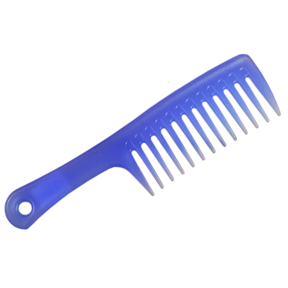 Purple Western Horse Grooming Plastic Pastel Color Comb With Handle