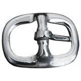 Pack Of 4 3/4 In Horse Malleable Iron Center Barickel Plated Buckle - Hilason