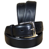 3D 46 Inch Black Mens Basic Leather Belt Removable Buckle by Hilason – Cowboy and equestrian accessories
