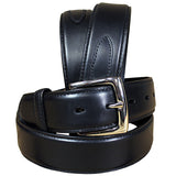 Black New Mens  Durable Pure Leather Belt Removable Buckle