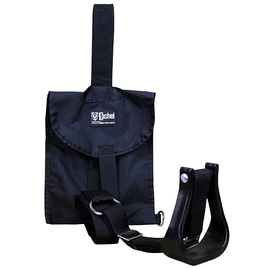 Cashel Company Step Up Extra Stirrup In Bag Black W/ Adjustable Strap by Hilason – Cowboy and equestrian accessories