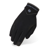 S25 Black Heritage Ultralite Gloves Horse Equestrian