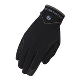 S25 Black Heritage Ultralite Gloves Horse Equestrian