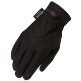 6 Size Black Heritage Cold Weather Riding Leather Gloves H. Equestrian by Hilason – Cowboy and equestrian accessories