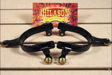 HILASON BS Youth Barrel Racing Spurs 1/2" Band Side Lay Shank SB Rowels & Buttons