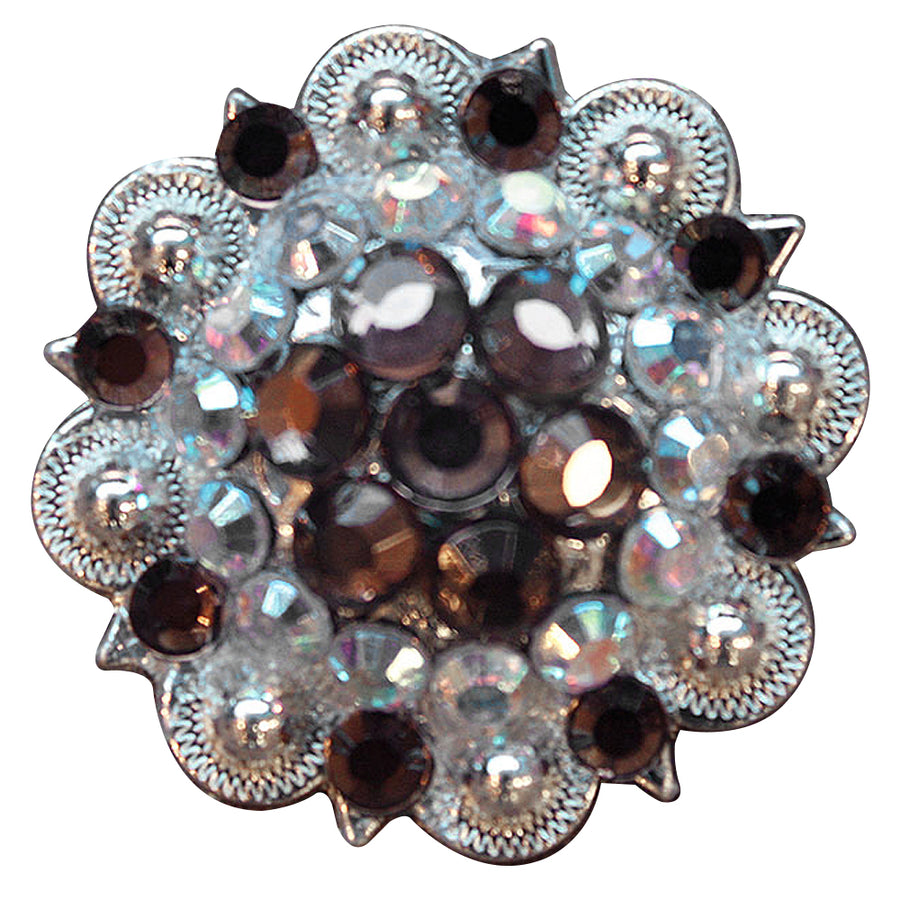 16 Hilason Western Berry Conchos Glass Rhinestones Bling 1.5" Cowgirl - Uhorse