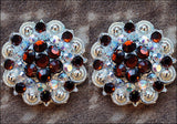 Topaz Ab Crystals Berry Headstall Saddle Tack Bling Hilason