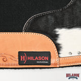 Hilason Western Wool Felt Horse Saddle Pad W/ Leather Along Boder
