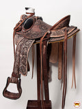 Western Horse Wade Saddle American Leather Ranch Roping Dark Brown