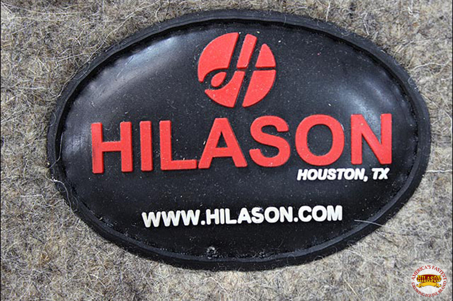 HILASON Western Wool Felt Horse Saddle Pad W/ Distressed Wear Leather | for Horses
