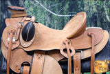 Western Horse Wade Saddle American Leather Ranch Roping Tan Kote