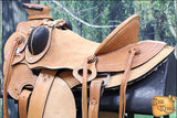 Western Horse Wade Saddle American Leather Ranch Roping Tan Kote