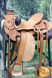 Western Horse Wade Saddle American Leather Ranch Roping Tan Kote