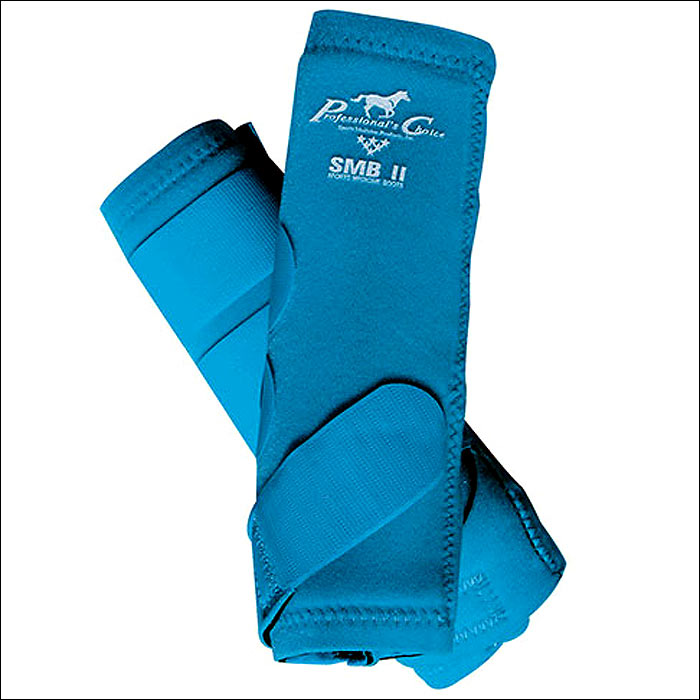 Pacific Blue Medium Professional Choice Tack Smb 2 Sports Medicine Horse Boots - Uhorse