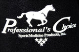 Black Large Professional Choice Quick Wrap Hoof Soft Horse Bell Boot