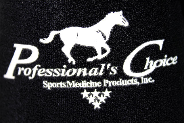 Black Medium Professional Choice Quick Wrap Hoof Soft Horse Bell Boot