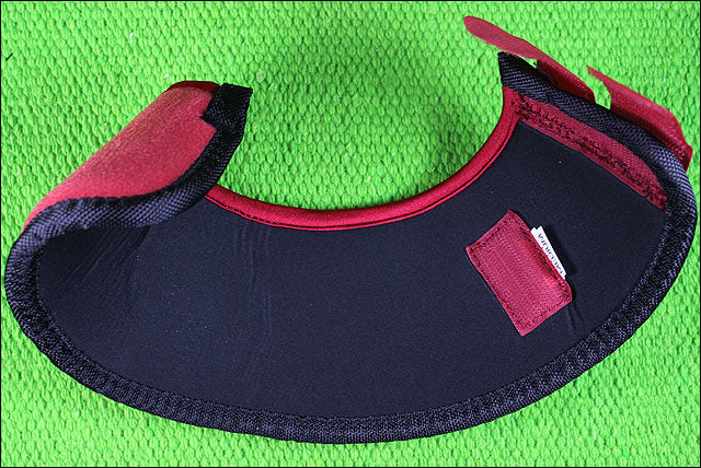 Crimson Medium Professional'S Choice Quick Wrap Horse Bell Boot