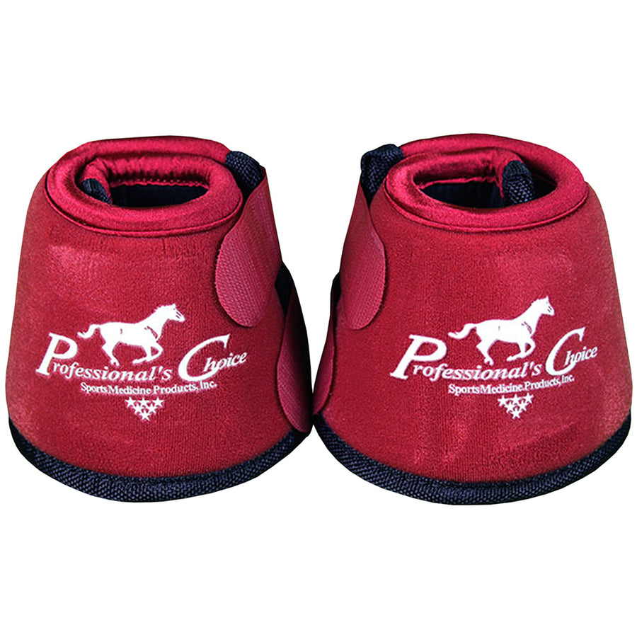 Crimson Medium Professional'S Choice Quick Wrap H. Bell Boot by Hilason – Cowboy and equestrian accessories