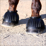 X Large Professional Choice Pull On Rubber Flexible Horse Bell Boot Black