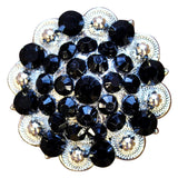 2 Hilason Western Berry Conchos Glass Rhinestones Bling 1.5" Tack cowgirl - Uhorse
