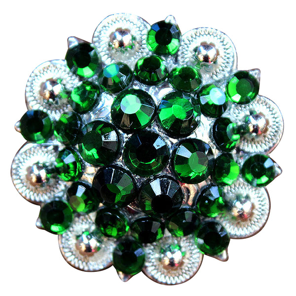 Green Crystals Berry Headstall Saddle Hilason - Uhorse