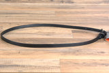 1/2 Inch Circle Y Leather Throat Latch Strap Black