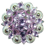 8 Hilason Western Berry Conchos Glass Rhinestones Bling 1.5" Tack cowgirl - Uhorse