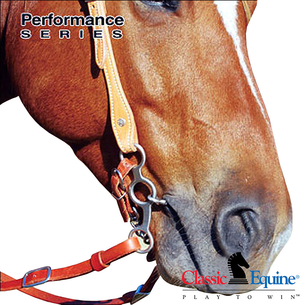 Classic Equine Performance Series Horse Bit 5 Ring Gag Twisted Wire Mouthpiece