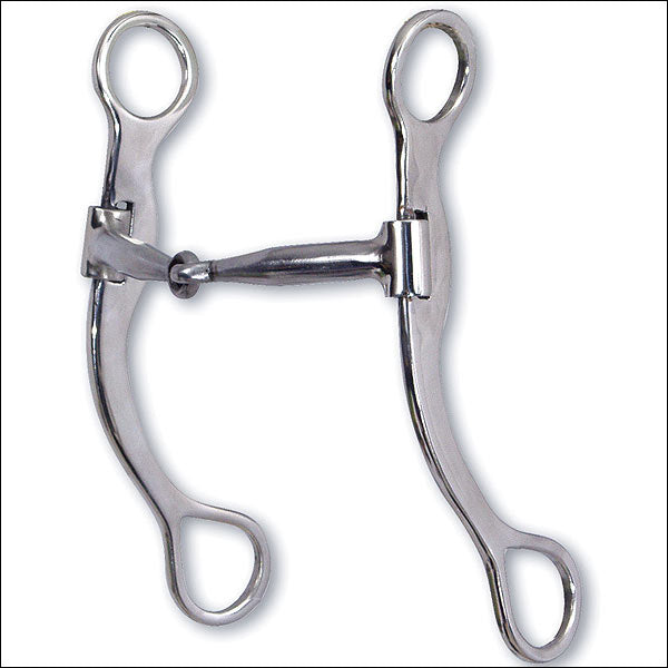 Classic Equine Performance Series H. Bit Smooth Snaffle Mouthpiece – by Hilason – Cowboy and equestrian accessories