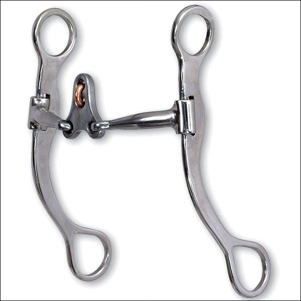 7 1/2" Classic Equine Performance Series Ring Gag Twisted Wire Horse Mouth Bit