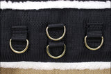 Hilason Western Tack Horse Pro Training Surcingle Black Nylon W/ Fleece