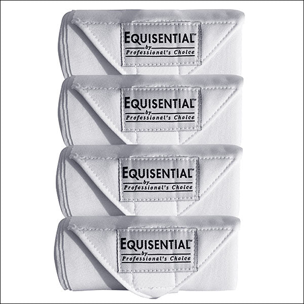 White Professionals Choice H. Equisential Standing Bandages Leg Set Of by Hilason – Cowboy and equestrian accessories