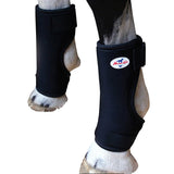 Black Professional Choice Horse Leg Bed Sore Medicine Boots Standard Pair