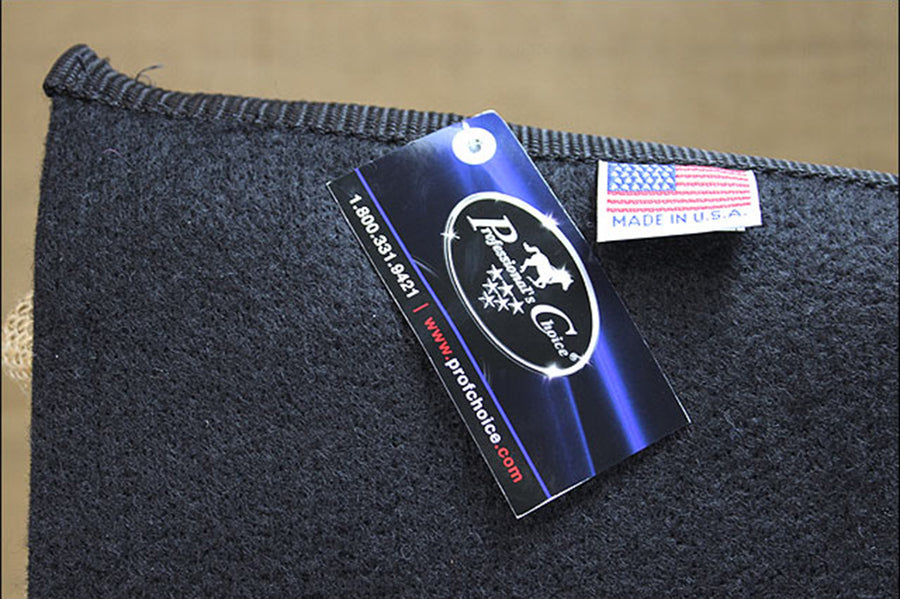 30X28 Professional Choice Contoured Western Horse Wool Saddle Pad Liner