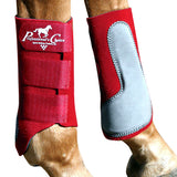 Crimson Professional Choice Easy Fit Split Boot Front Rear Horse Leg Pair