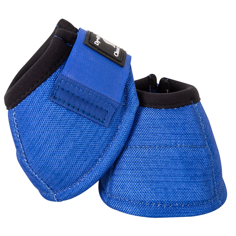 Large Classic Equine Dyno H. No Turn Bell Boots Pair Blue by Hilason – Cowboy and equestrian accessories