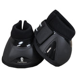 Large Classic Equine W. H. Pro Tech No Turn Bell Boot Black by Hilason – Cowboy and equestrian accessories