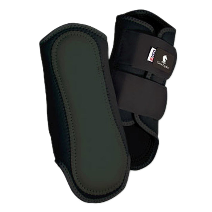 Large Black Classic Equine Tk. H. Leg Protection Splint Boot by Hilason – Cowboy and equestrian accessories