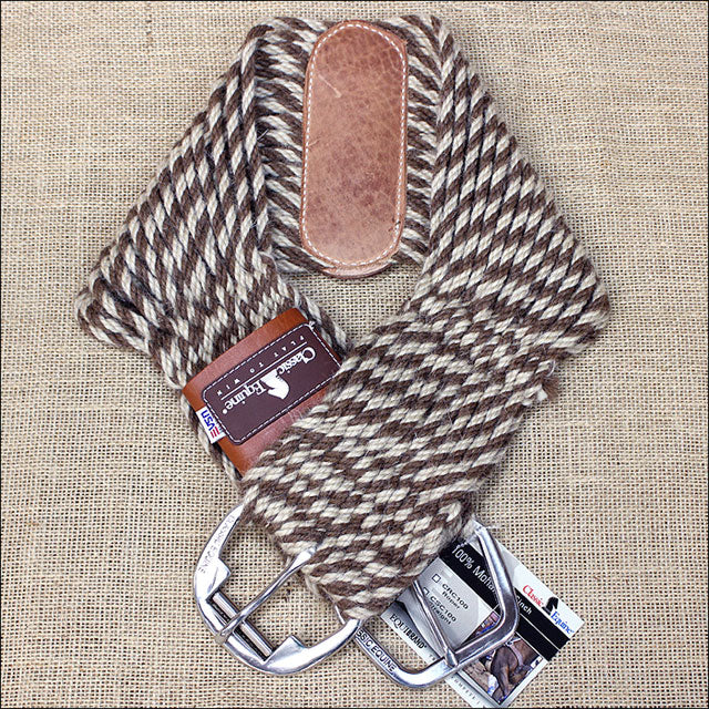 34 In. Classic Equine Tk. H. Roper Mohair Alpaca Cinch Girth by Hilason – Cowboy and equestrian accessories