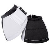 S Classic Equine W. H. Kevlar No Turn Bell Boots Pair White by Hilason – Cowboy and equestrian accessories